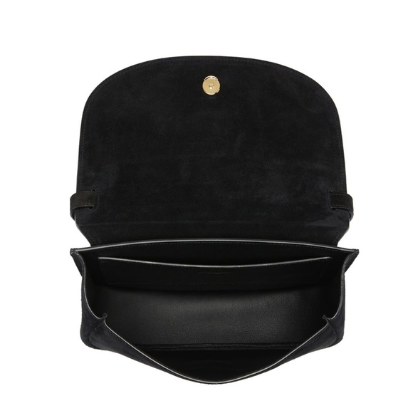Brand new Yves Saint Laurent kaia small satchel bag in black suede. - Picture 4 of 13